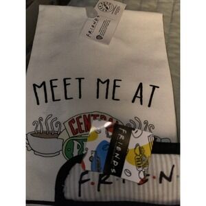 Open Roads Friends, Meet Me At Central Perk Tea Dish Towel NWT And Oven MIT